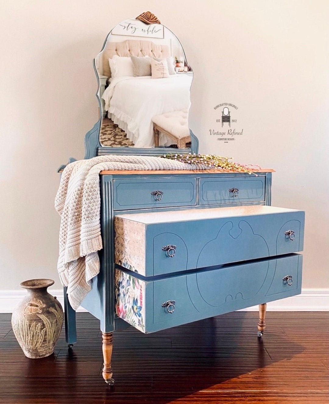 SOLD - 1920s Antique Dresser - Etsy