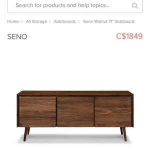 SOLD Mid Century Console/Credenza image 10