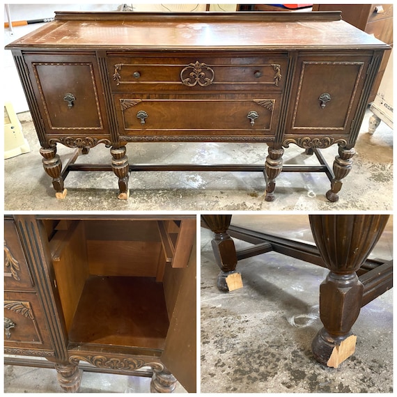 SOLD - 1920s Huntley Simmons Sideboard - Etsy