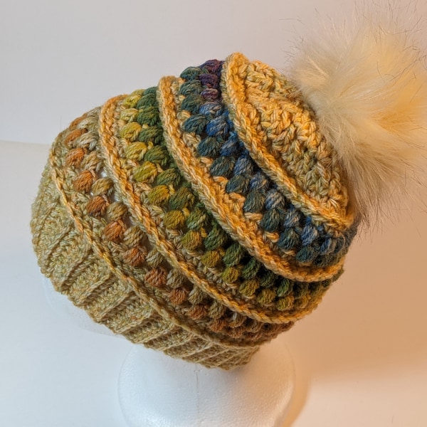 Gorro de señora, Jellie Beanie Bonnet, Bonnet pour femme, Gorro de ganchillo, Bonnet au crochet, Sombrero de ganchillo.