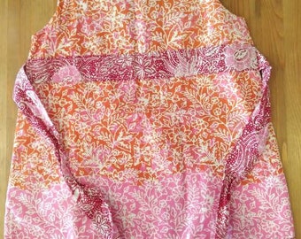 Little Girls Dress in Batik Fabric / Robe Petite Fille en Tissu Batik