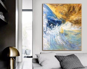 extra large wall art canvas, large abstract painting, oversized canvas wall art, large acrylic painting, large canvas art abstract M297