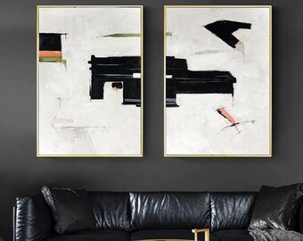 large canvas wall art, modern abstract wall art, large painting on canvas, set painting, oversized wall art canvas, contemporary art A486