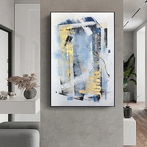 original abstract painting gold wall art modern abstract painting on canvas large abstract oil painting modern abstract art canvas M459