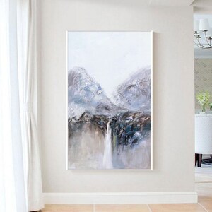 large abstract wall art, abstract painting original large, mountain wall art canvas, extra large wall art abstract, large canvas art A26