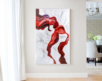 extra large wall art, modern abstract painting original, large canvas wall art, oversized wall art, large acrylic painting on canvas M487