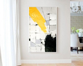 large acrylic painting canvas original, modern abstract painting, abstract canvas art, oversized wall art, extra large wall art abstractM489