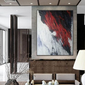 oversized wall art modern painting, original abstract painting, extra large wall art canvas, large canvas art abstract, modern wall art A66