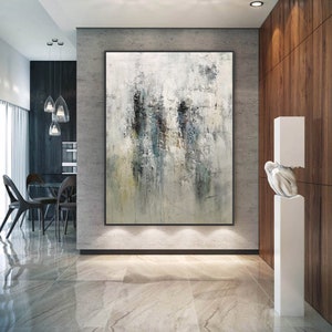 large canvas wall art, modern abstract painting original large, living room painting, large abstract canvas art, minimalist wall art A531