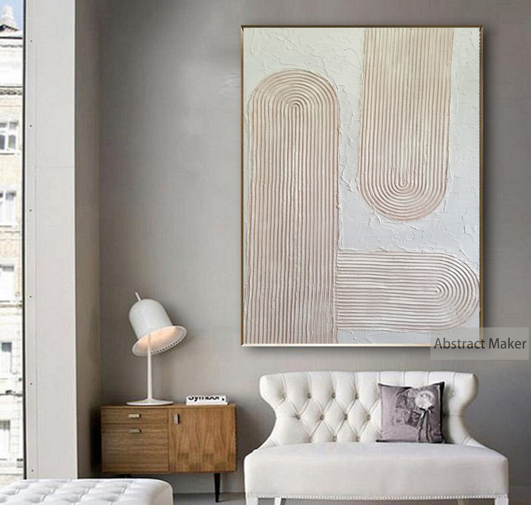 Original Abstract Painting on Canvas, Large Canvas Painting, Textured Wall Art Abstract, Hand