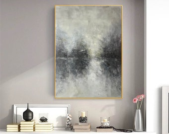 extra large wall art abstract, large acrylic painting, large abstract canvas art, modern abstract painting on canvas original A503
