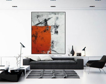 large oil painting on canvas, modern abstract painting, original abstract painting, extra large wall art, large abstract canvas art W267