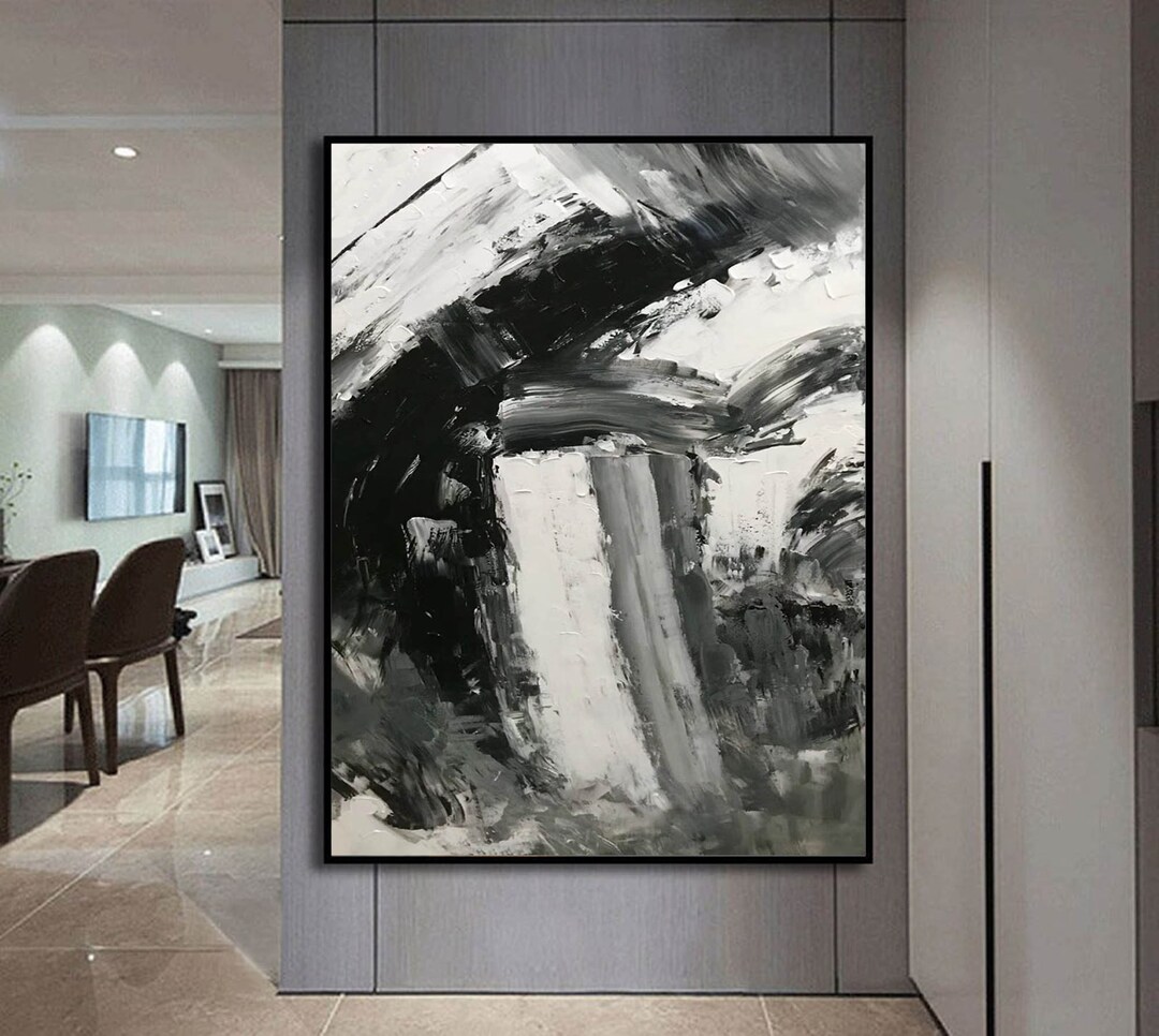 Oversized Wall Art Canvas, Large Abstract Canvas Art, Modern Abstract ...