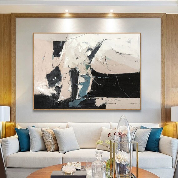 Extra Large Wall Art Abstract Large Canvas Art Modern Etsy