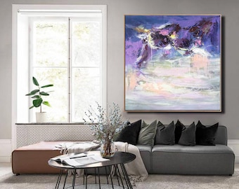 large canvas art, modern abstract wall art, original abstract painting, large abstract painting on canvas, abstract oil painting L613