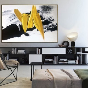 överdimensionerad abstrakt målning originalkonst, stor original abstrakt målning på duk, modern abstrakt väggkonst på duk, canvas väggkonstA47 bild 7