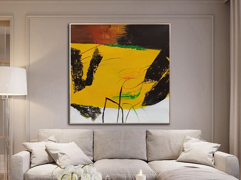 Large Paintings on Canvas Oversized Wall Art Canvas Extra Etsy