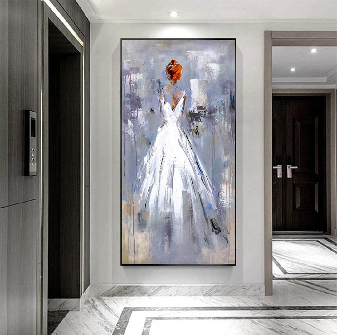 Modern Abstract Painting on Canvas Original, Extra Large Wall Art ...
