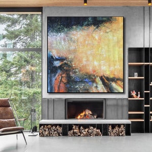 large canvas wall art, modern abstract painting, large abstract painting, large original oil painting, abstract canvas art painting M293