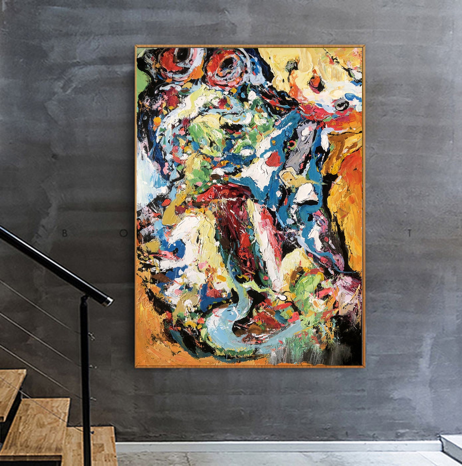 Stunning Expressive Textured Wall Art image