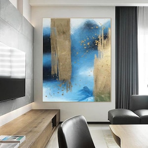 large abstract painting, framed wall art abstract, large canvas art, original painting,  modern wall art canvas, extra large wall art A45