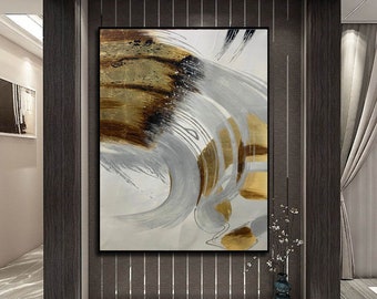 large abstract painting original, large canvas wall art, modern abstract painting, modern wall art, extra large wall art canvas M474