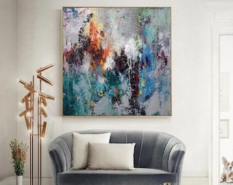 original abstract painting on canvas, extra large wall art abstract, modern abstract oil painting, abstract canvas art,contemporary art A655