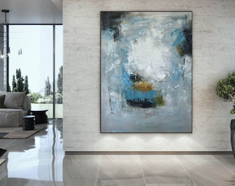 large abstract canvas art, extra large wall art abstract, modern abstract painting, original oil painting on canvas, oversized wall art M513