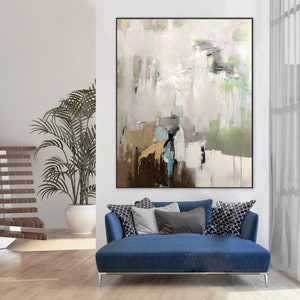Large Abstract Painting Original, Oversized Wall Art, Large Acrylic ...
