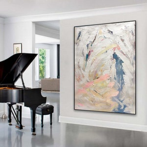 large abstract canvas art, modern abstract paintings on canvas original, abstract acrylic painting, contemporary wall art hand painted M491