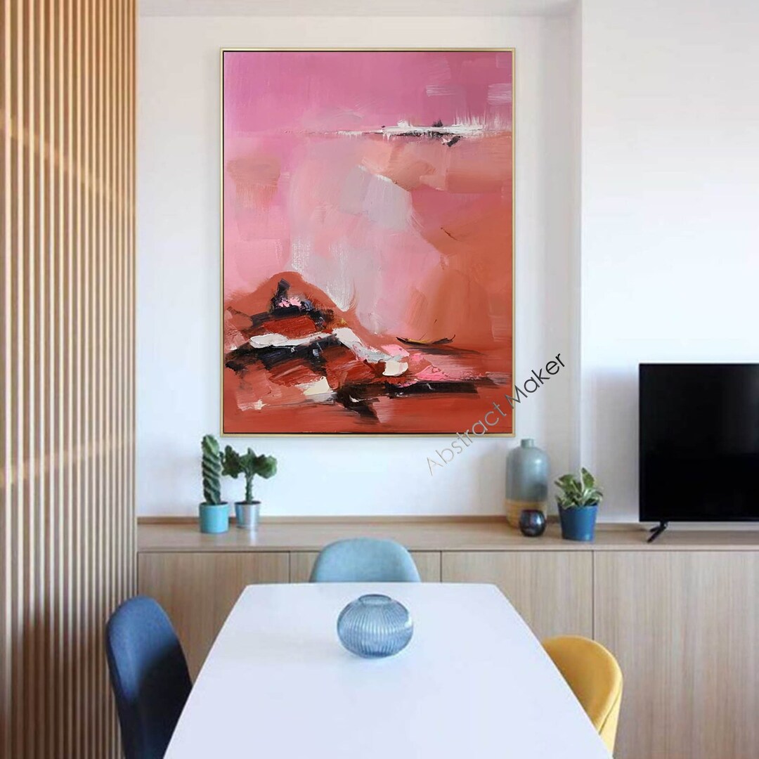 Original Abstract Painting Large Canvas Wall Art Colorful Painting ...