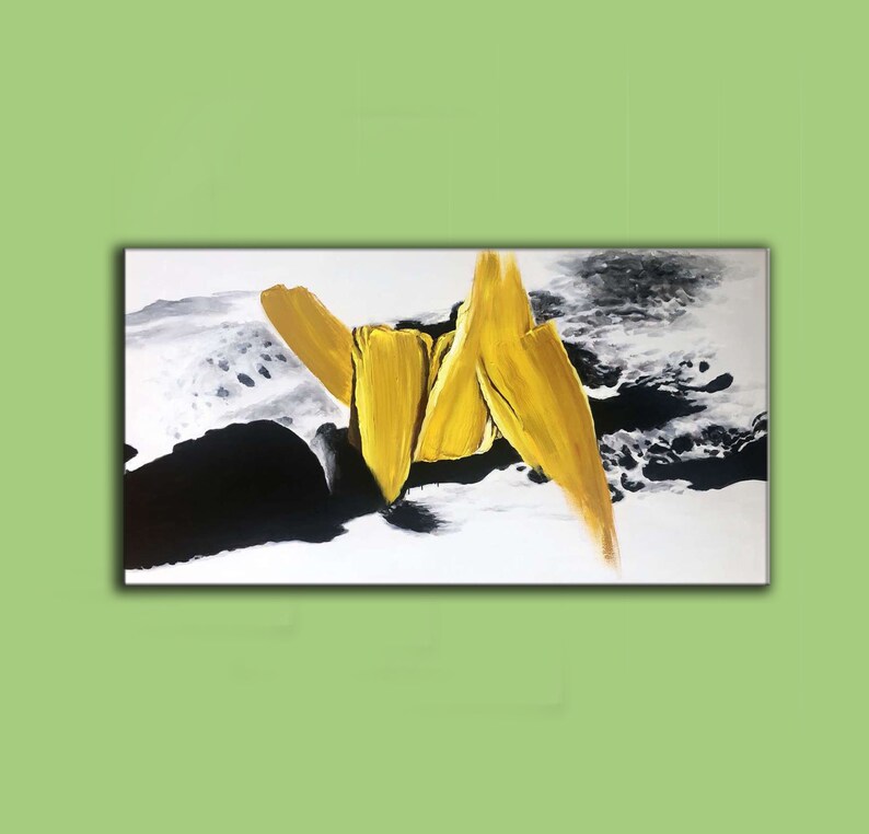 överdimensionerad abstrakt målning originalkonst, stor original abstrakt målning på duk, modern abstrakt väggkonst på duk, canvas väggkonstA47 bild 9