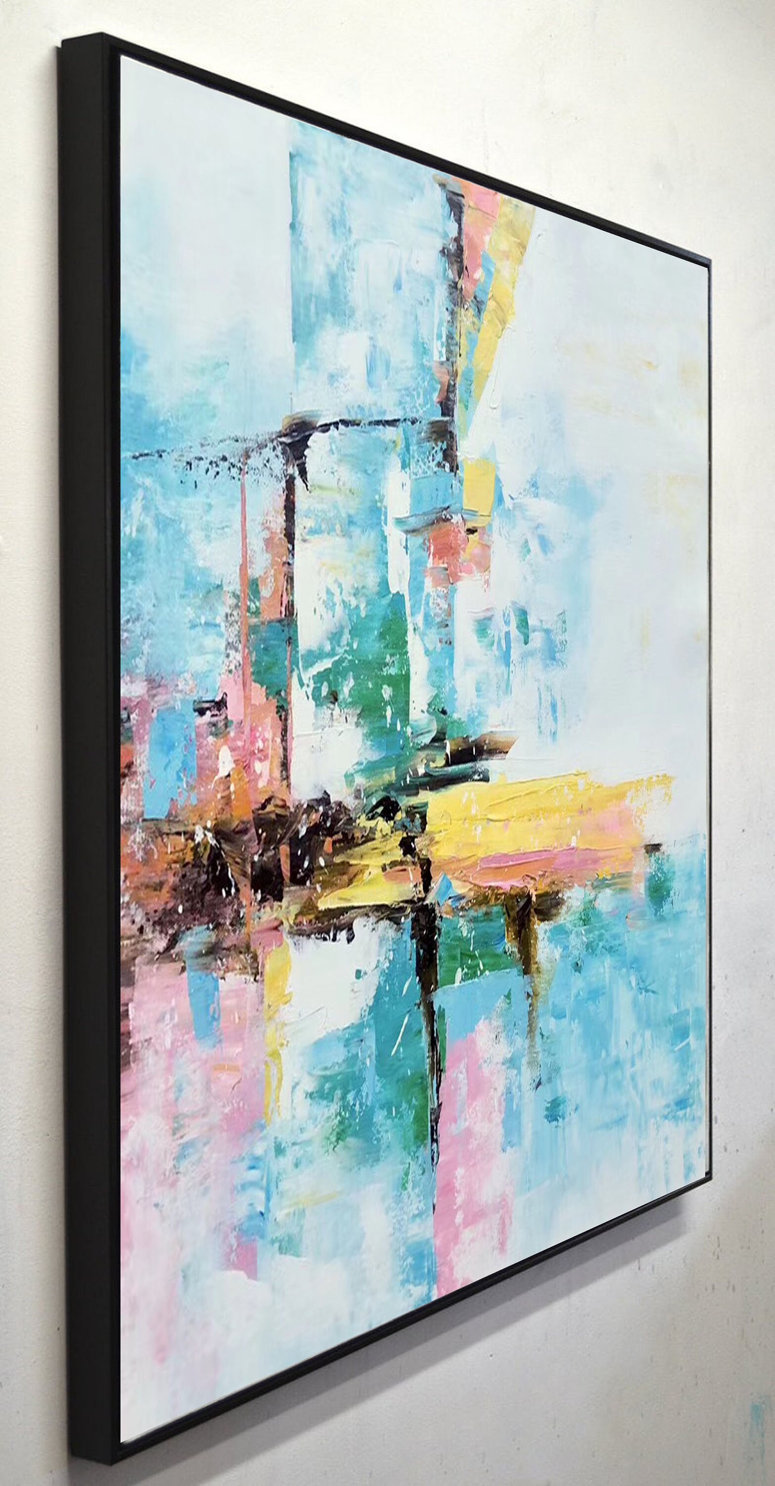 Large Abstract Painting, Original Oil Painting on Canvas, Large Wall ...