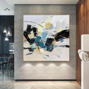 large acrylic painting handmade, modern abstract painting original, original paintings on canvas, textured painting, oversized wall art A571