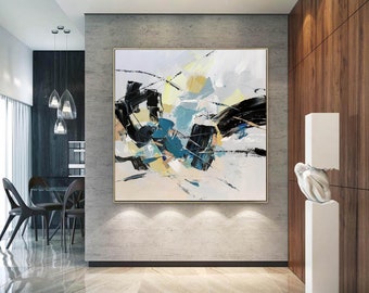 large acrylic painting handmade, modern abstract painting original, original paintings on canvas, textured painting, oversized wall art A571