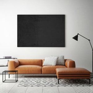 very black wall art large abstract painting original on canvas modern black abstract painting oversized abstract art textured wall art A633