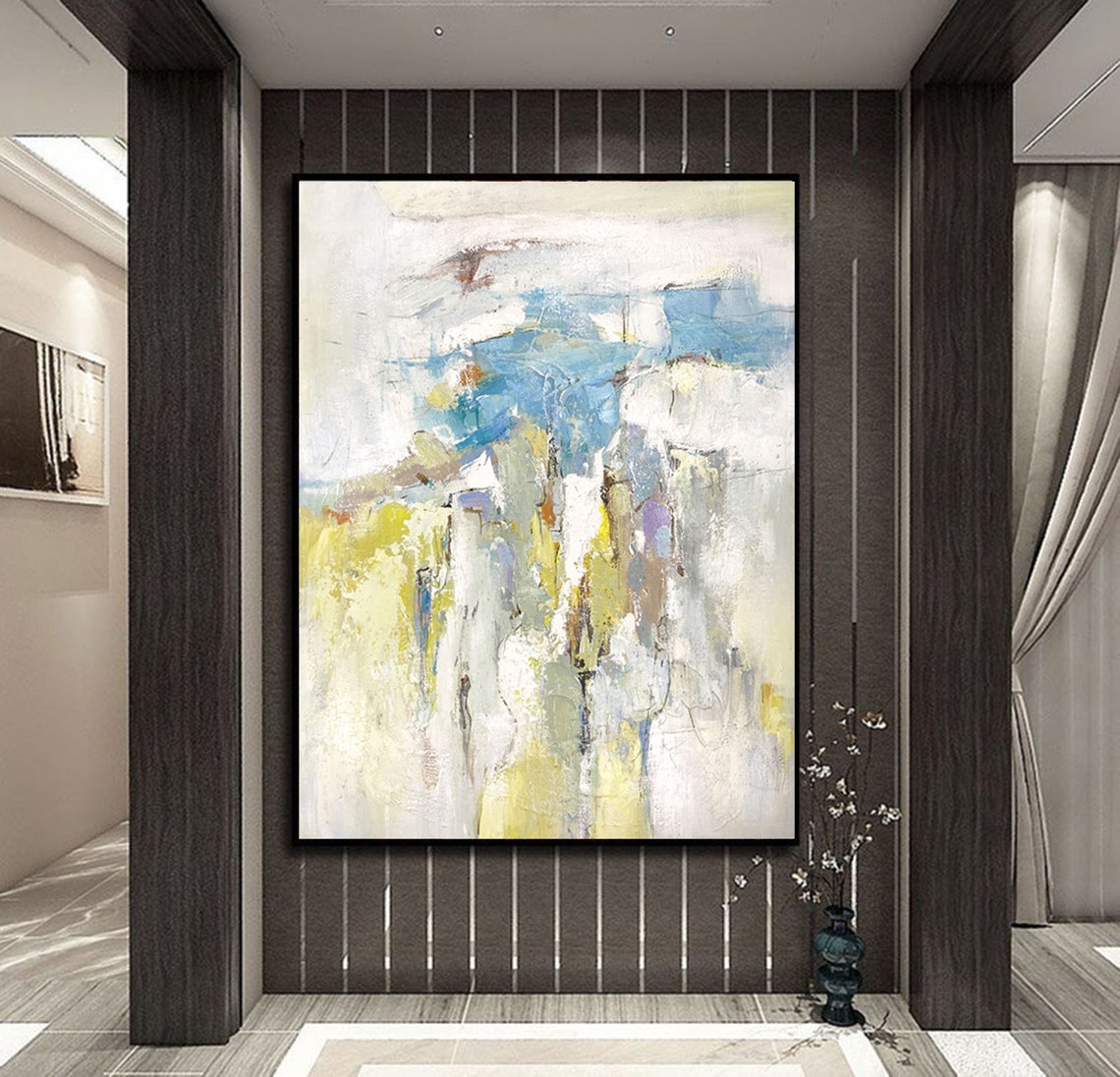 Large Abstract Painting on Canvas Modern Abstract Canvas Art - Etsy