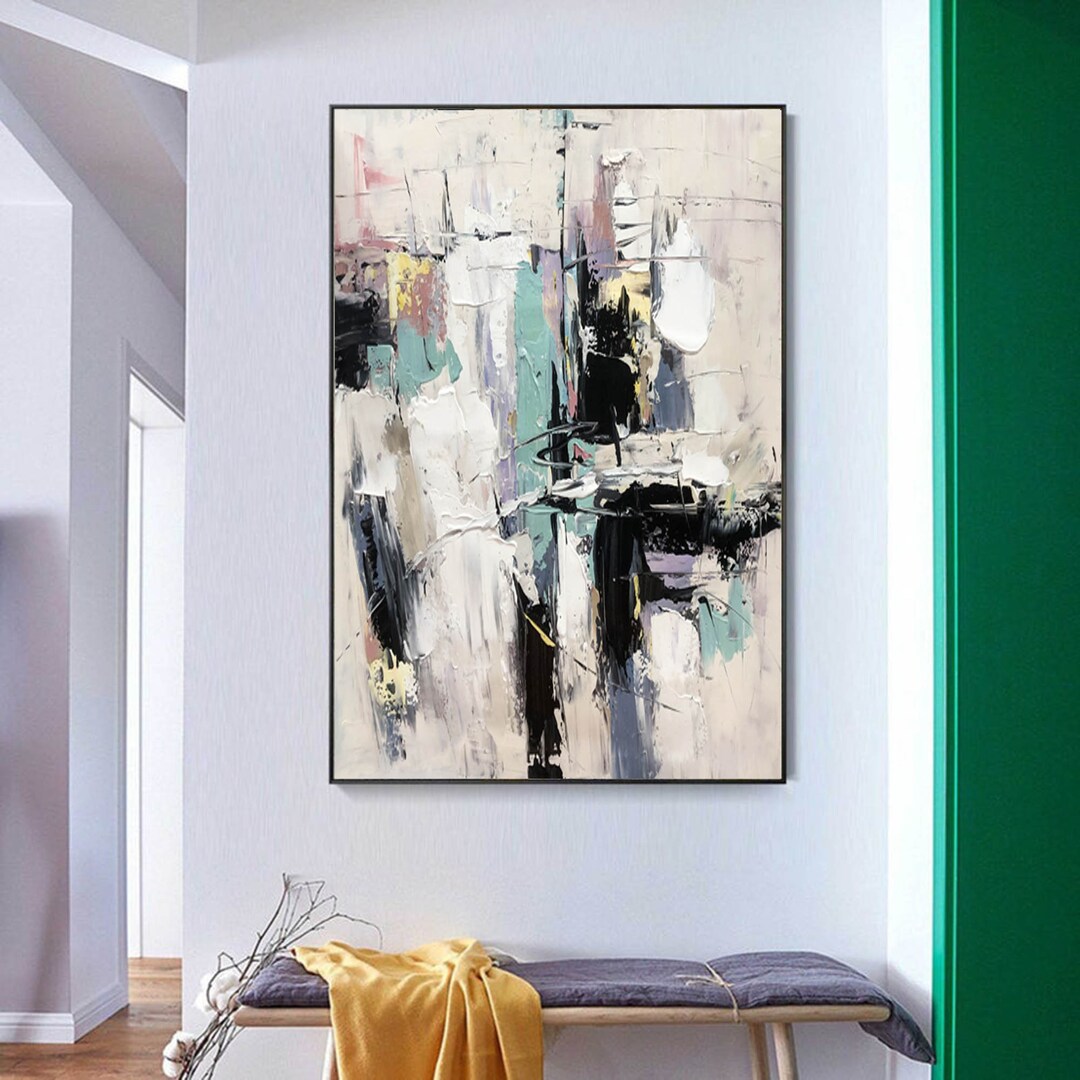 Large Canvas Wall Art, Large Abstract Oil Painting Original, Modern ...