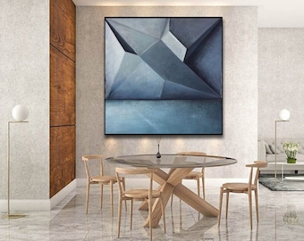 oversized canvas art, large oil painting abstract, large abstract canvas wall art, living room wall art, extra large wall art canvas A134