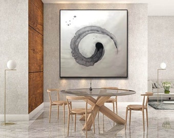 large abstract canvas wall art, contemporary wall art, oversized canvas art, large oil painting abstract, extra large wall art canvas A150