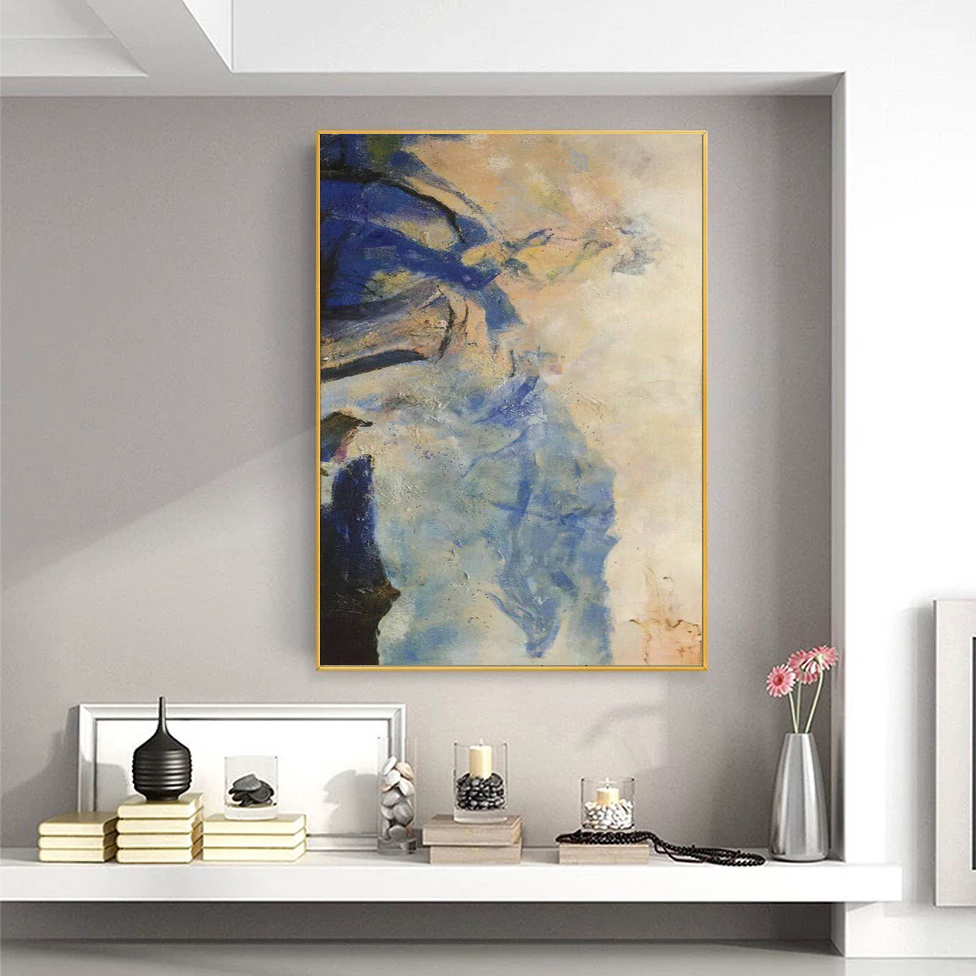 Modern Abstract Painting on Canvas, Oversized Wall Art Canvas, Large ...