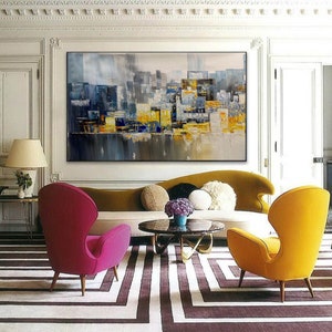 modern abstract painting, large abstract canvas wall art, contemporary wall art, abstract painting original, oversized wall art canvas W314