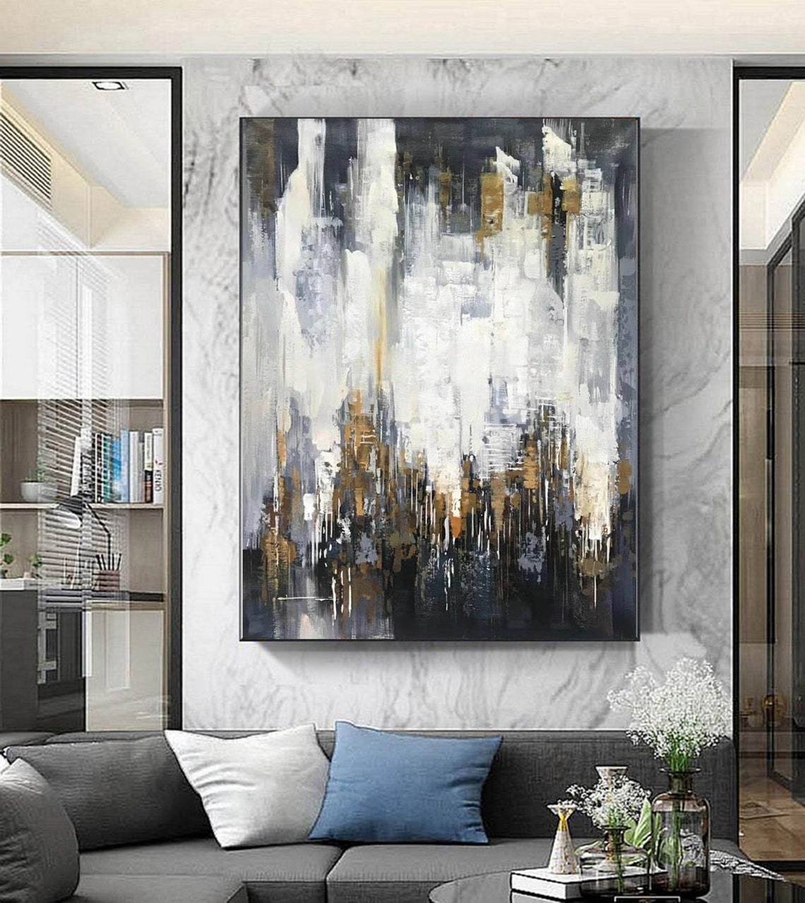 Original Abstract Painting on Canvas Abstract Canvas Art - Etsy