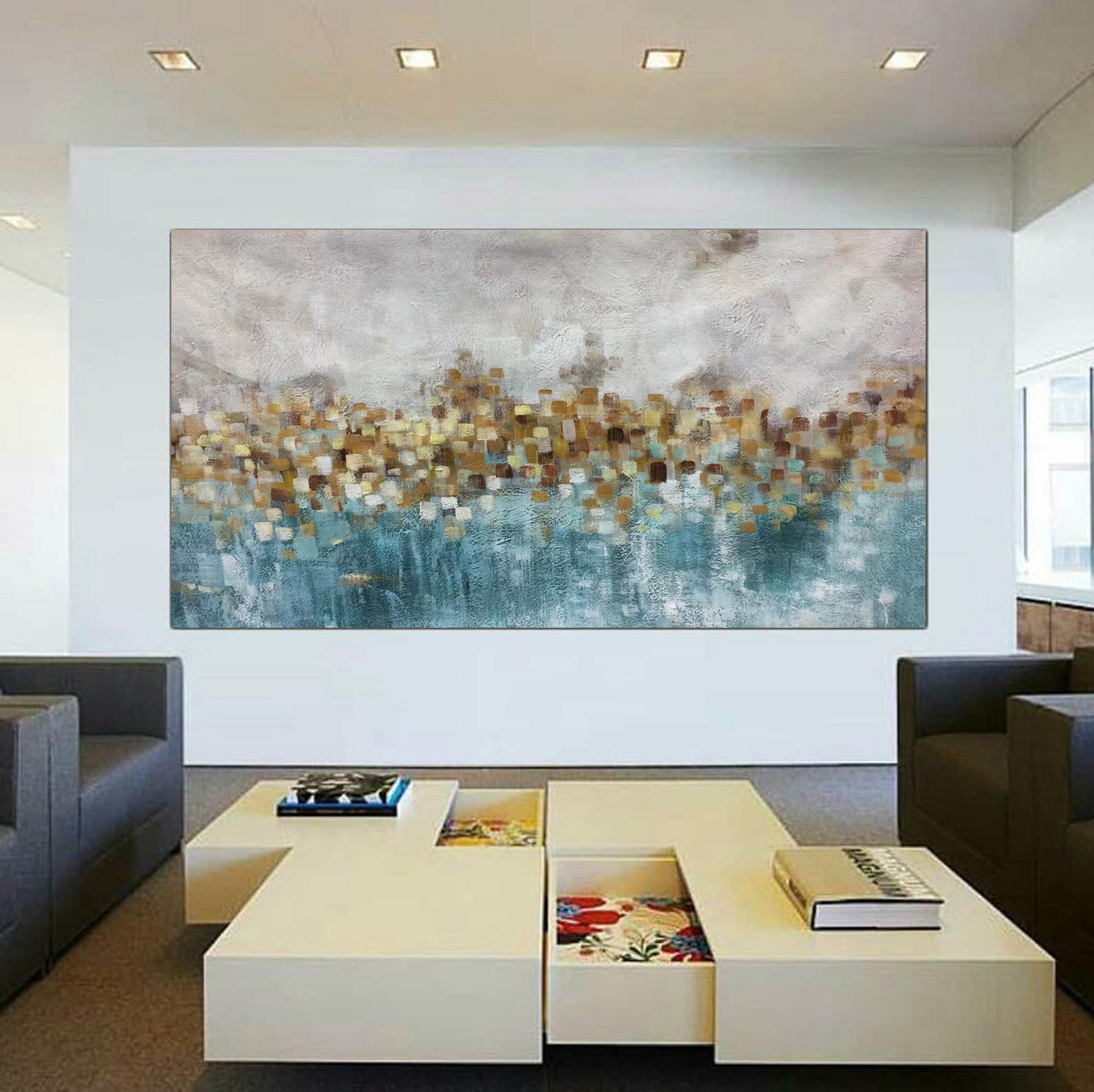 Large painting on canvas original modern abstract painting | Etsy