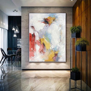 original paintings on canvas abstract wall art, acrylic painting hand painted, extra large wall art abstract, oversized wall art canvas A550
