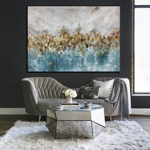Large Painting on Canvas Original, Modern Abstract Painting, Large ...