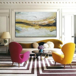 large abstract painting, large abstract canvas art, modern art painting, large artwork, oversized wall art abstract, large oil painting A168