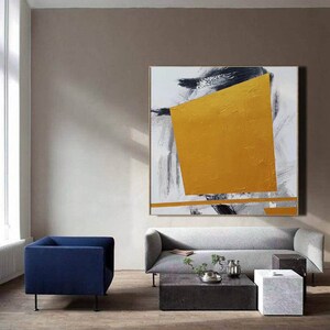 large painting on canvas original, modern abstract painting, large canvas wall art, minimalist wall art, living room wall art on canvas W237