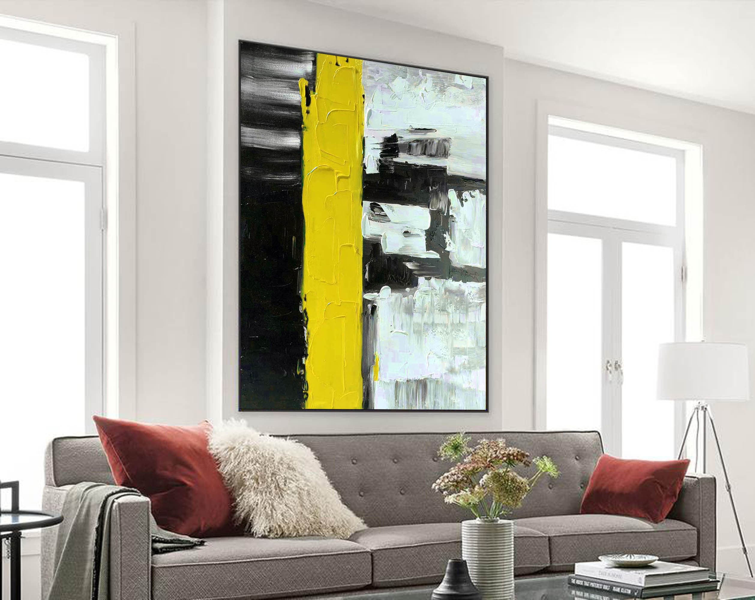 Large Oil Painting Abstract, Original Abstract Art on Canvas, Large ...