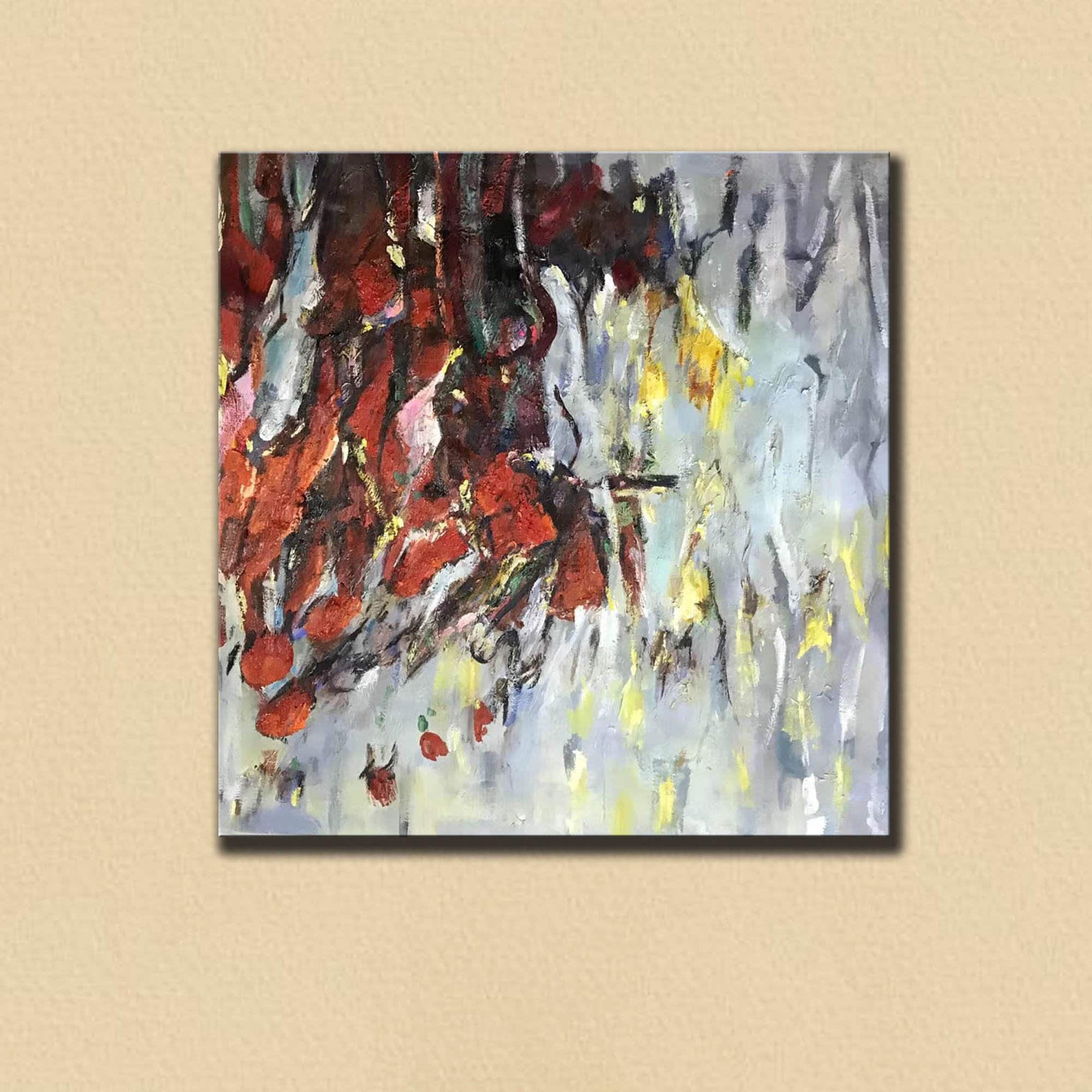 Large abstract canvas art large oil painting abstract extra | Etsy